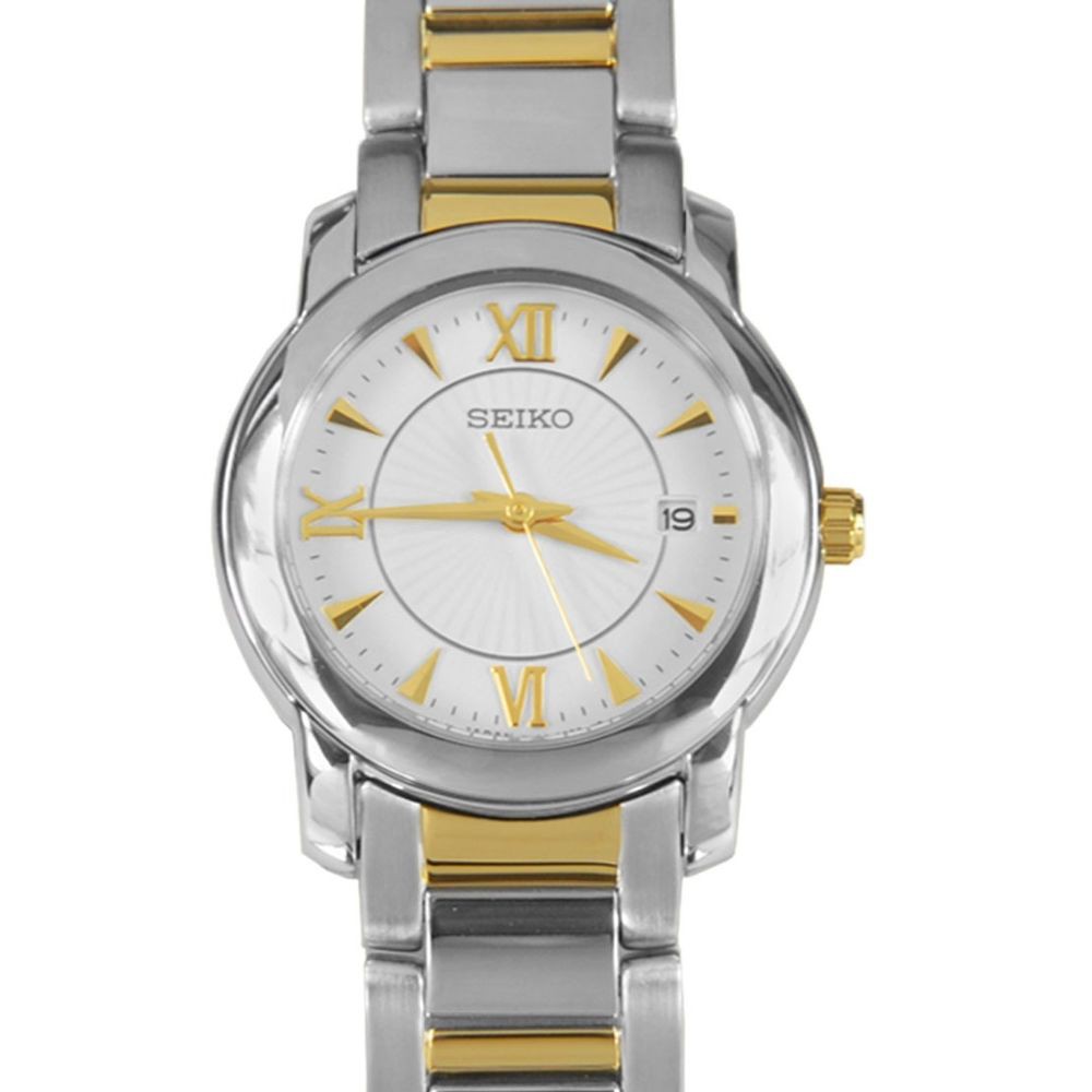 Seiko Ladies SXDC21P1 Ori Stainlees Gold-Silver | Jam Wanita SXDC21