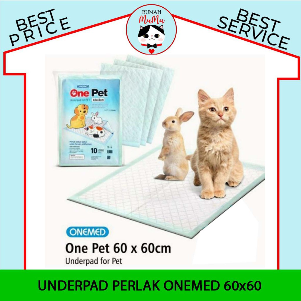 UNDERPAD ALAS KANDANG TRAINING PIPIS ANJING KUCING ALAS KANDANG MERK ONEMED PACK