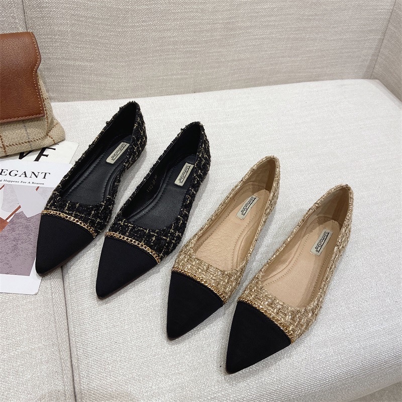 [✅BISA COD] Flatshoes Import Wanita mewah 10091