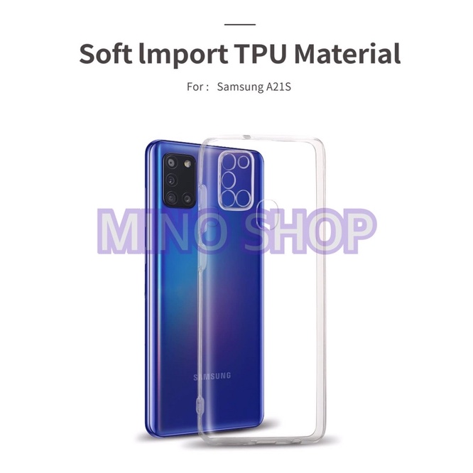 SOFTCASE TRANSPARAN SAMSUNG A21S - A217 A217F PREMIUM CLEAR SOFT CASE