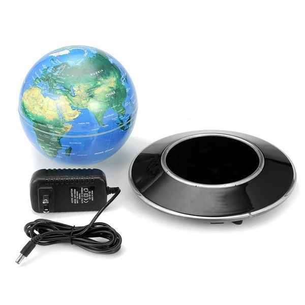 Magnetic Levitation Floating 360 - Globe Version with LED Light - Pajangan Meja Globe Melayang