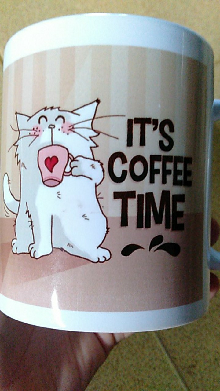 Gelas Mug Keramik Sovenir Gambar Custom