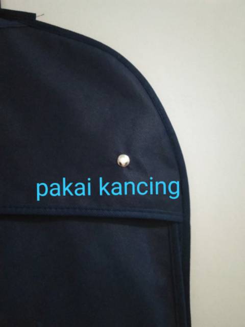 Cover jas baju / cover gantungan baju jas / pelindung baju jas warna bahan tebal