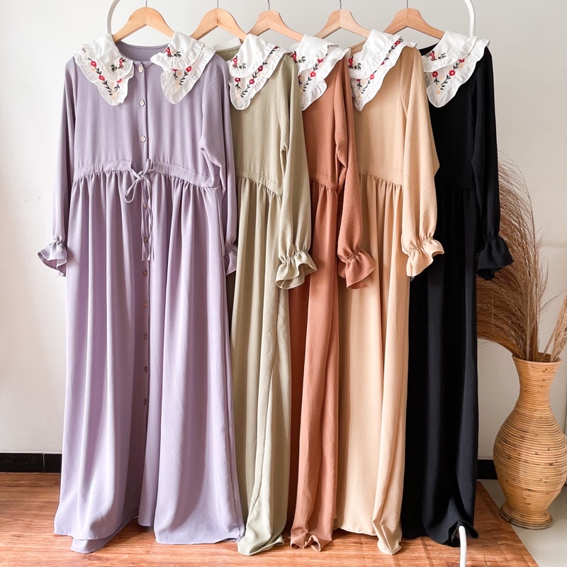 SANIA DRESS / DRESS GAMIS LEBARAN / RAYA DRESS