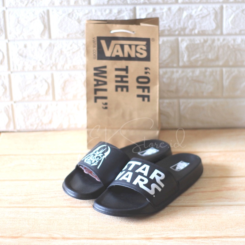 Sendal STARWARS FULLBLACK/ Sendal Flip Flop/ Sendal Pria/ Sendal Wanita/ Sadal Slop (Free Paperbag)