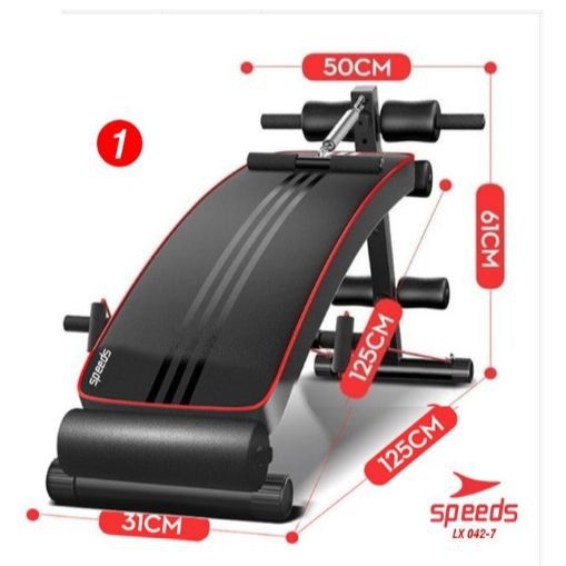 Kursi Fitnes sit up bench press speeds 2 in 1 Papan Situp adjustable