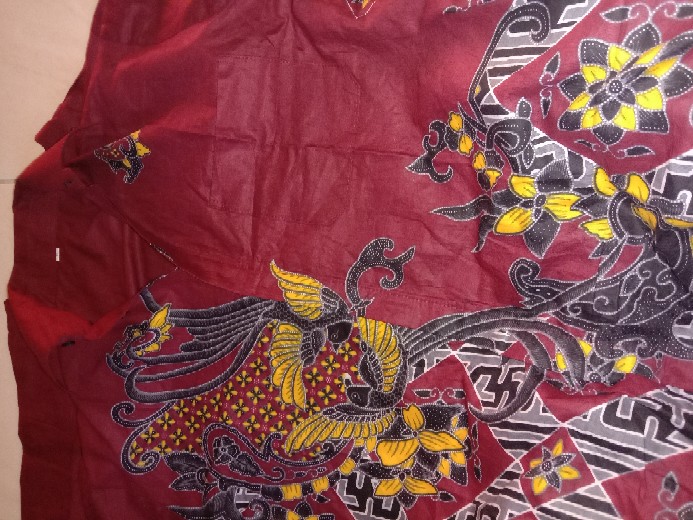 Maura Couple - Sania Ruffle Batik Couple Ori Ndoro Jowi Dnt Garansi Dress Batik