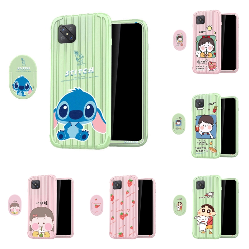 Oppo A31 2020 A9 2020 A5 2020 A92 A52 A92s F15 Reno 3 Tempered Glass Stitch Crayon Shin Chan Soft Case Shopee Indonesia