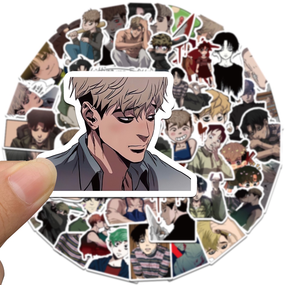 

Stiker Kartun Anime BL Killing Tracking isi 25 pcs