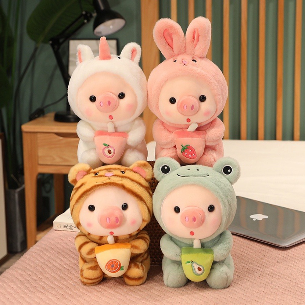 Mainan Boneka Plush Kelinci / Babi Kartun 25CM Untuk Anak