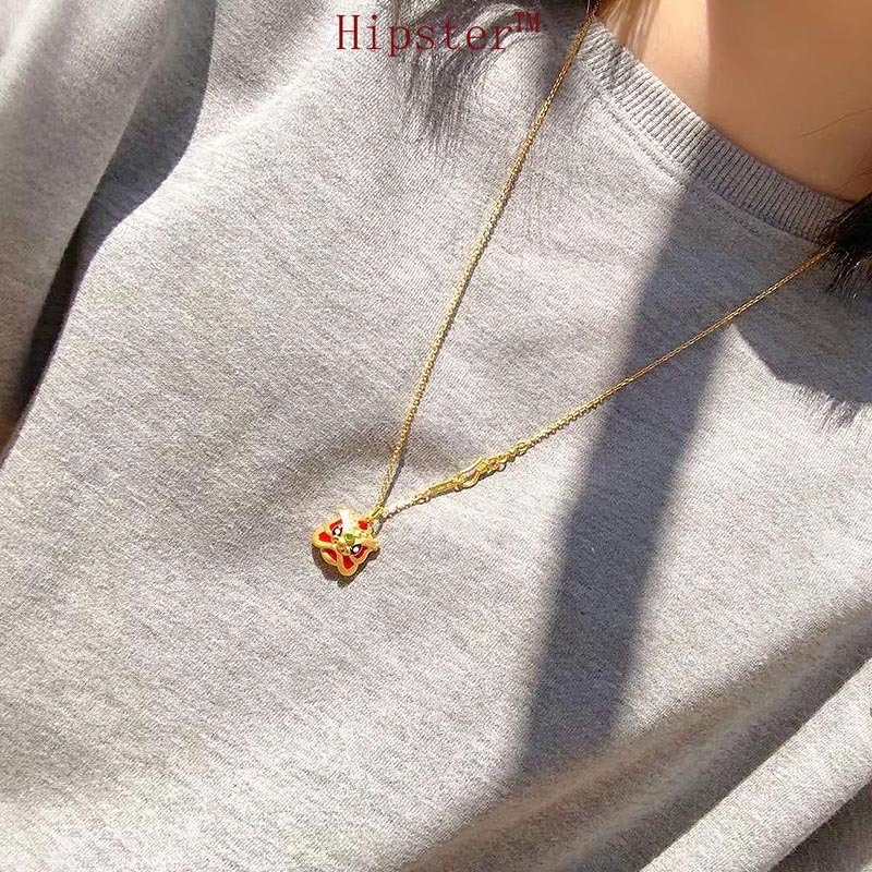 Fashion Luxury Gold Pendant Couple Necklace