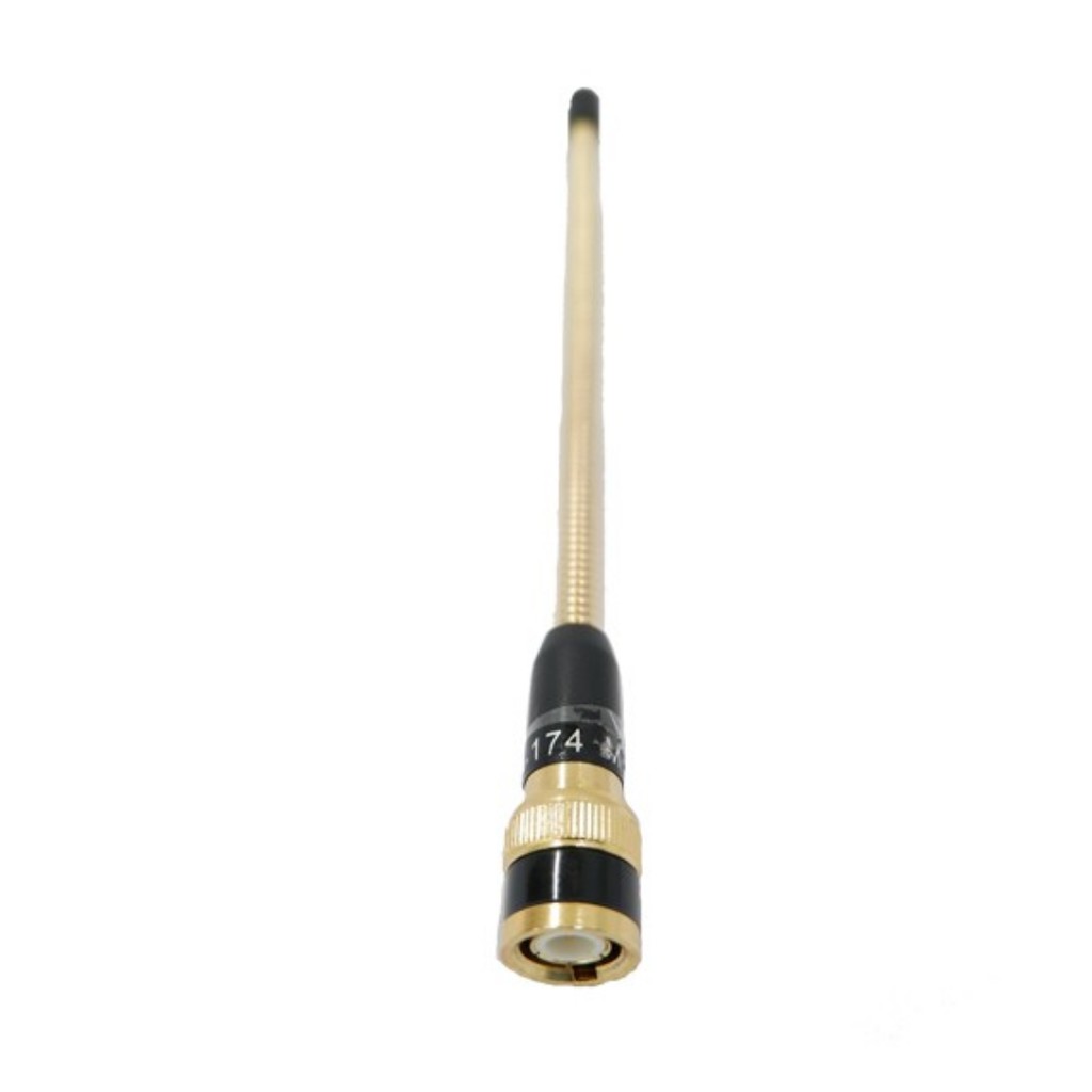 ANTENNA HANDY TALKY HELIKEL GOLD BNC  NEW