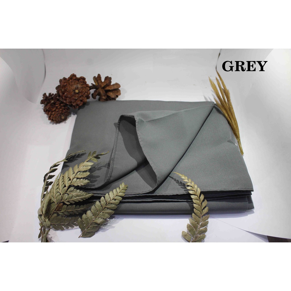 Khimar Bergo Jumbo Wolfis Non Ped / Khimar Jumbo Tali Non Ped / Hijab Instan Maryam Syari-abu tua