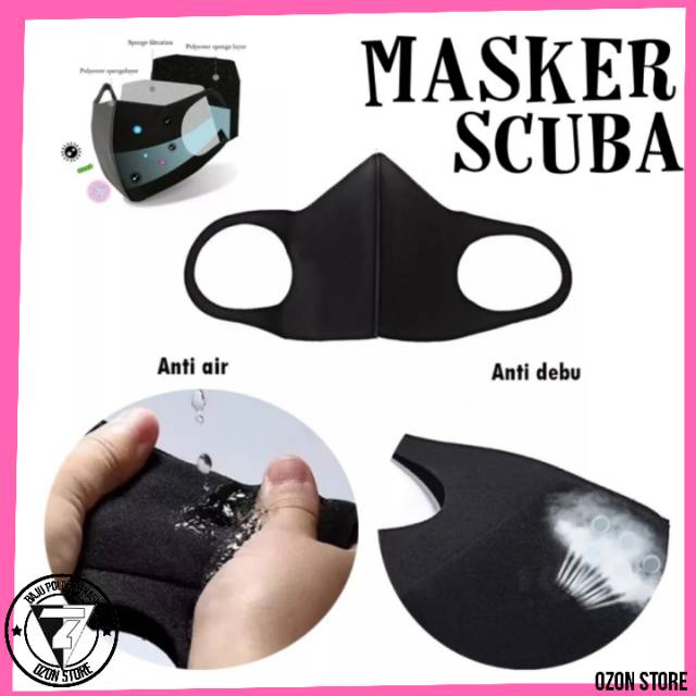 Masker Kain SCUBA ISI 6 PCS