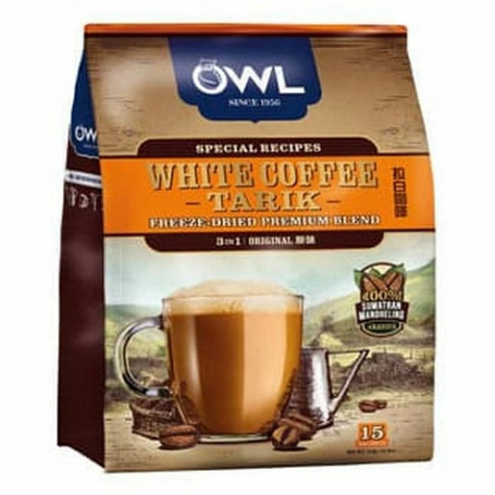 

OWL White Coffee Tarik 3in1 Original 540gr (15sX40g)