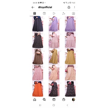 readysoon Ditsy Maret 2022 Runa Black, Zielle, little amore navy, Helga Midnight & Amore terracota