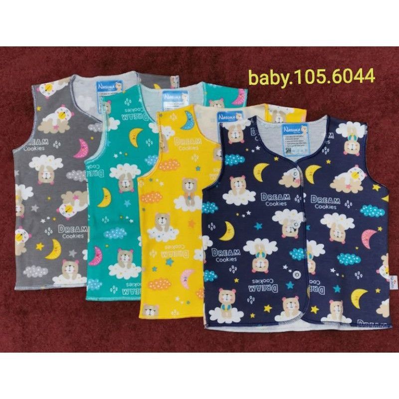 Baju bayi 0 - 3m NASUKA halus isi 3pc / Baju bayi new born / Baju bayi premium