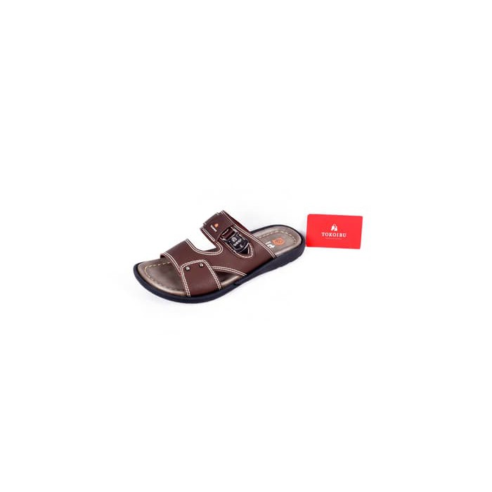 Jual Sandal Cowo Dewasa Topsy RC 577 Brown/Black Murah