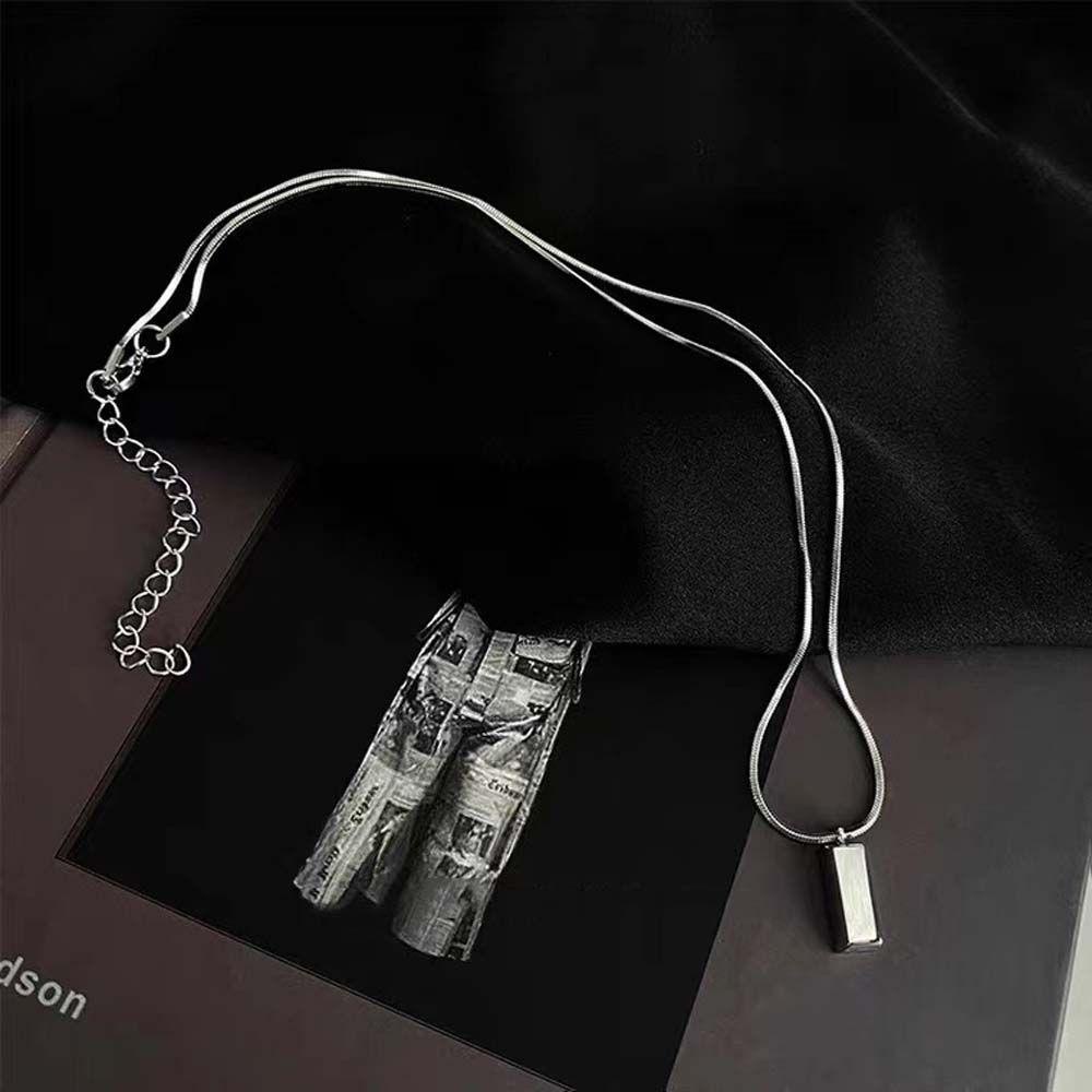 REBUY Rebuy Men Necklace Cool Simple Women Boyfriend Gift Sweater Rantai Pasangan Kalung Gaya Korea Necklace