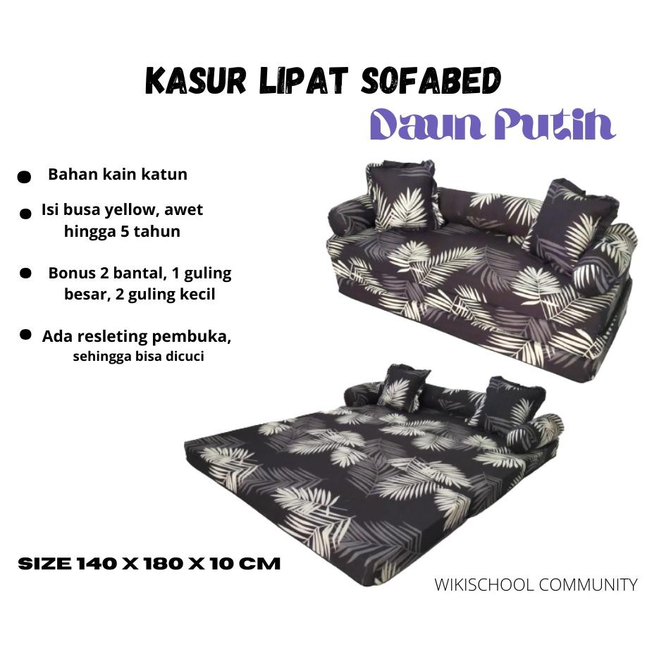 Sofa Bed Minimalis Kasur Lipat Busa Sofabed Kursi Tamu Serbaguna