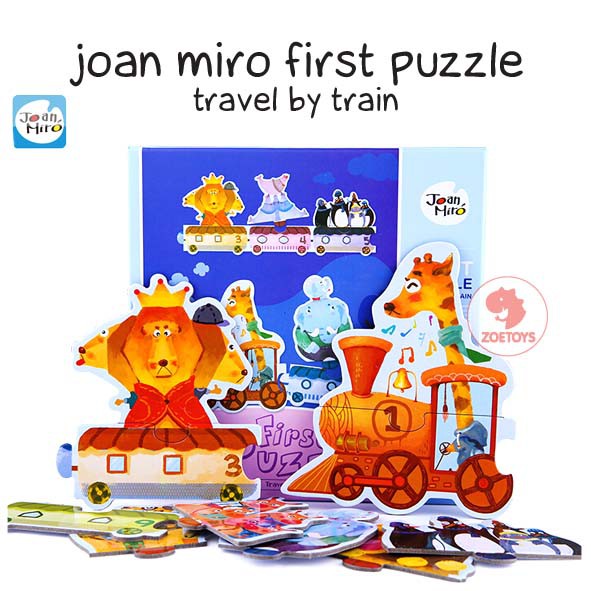 Zoetoys Joan Miro First Puzzle Animals ocean Wild Life | Mainan Edukasi Anak | Cari kado natal