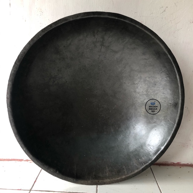Kuali Wajan Penggorengan Plat Besi Hitam 70 Cm