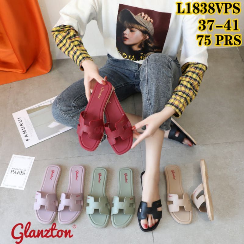 GLANZTON L1838 / SANDAL SELOP WANITA