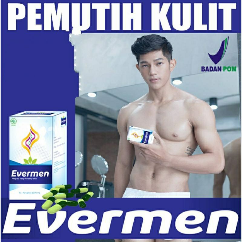EVERMEN PEMUTIH KULIT PRIA 30 KAPSUL