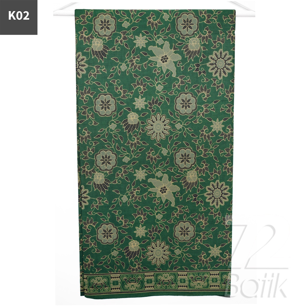 KAIN BATIK PREMIUM Bahan Katun Motif Kembang Latifolia Warna Biru 721917 Cap 72 Jarik Jarit Samping Kebat Panjang Batik Katun Modern Premium Bahan Seragam Batik Pernikahan Kantor Keluarga Murah Kamen Jadi Batik Bali Lembaran