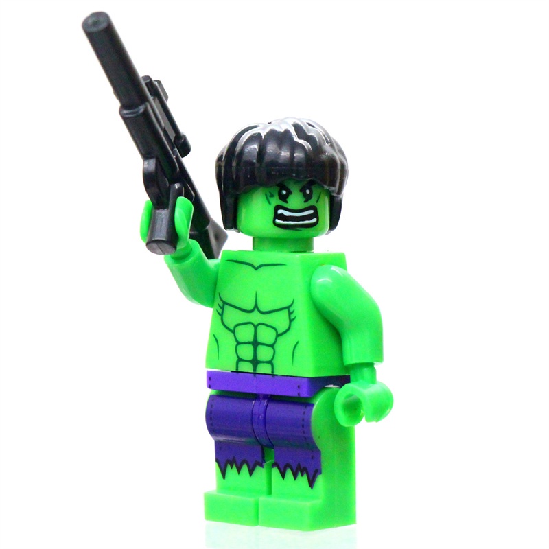 1pc Mainan Balok Bangunsusun Model Minifigures Marvel Avengers Batman Hulk Captian America Untuk Anak