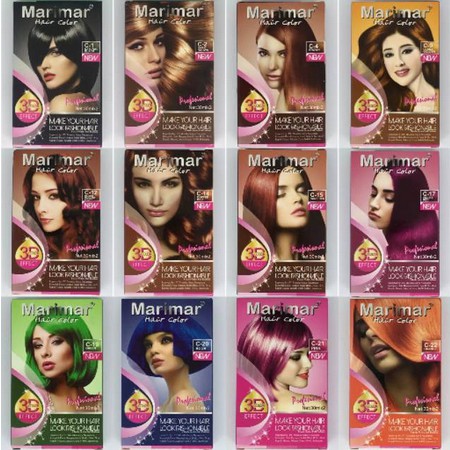 Marimar Hair Color 3D Color Effect 30ml x 2 [Pewarna/Cat Rambut]