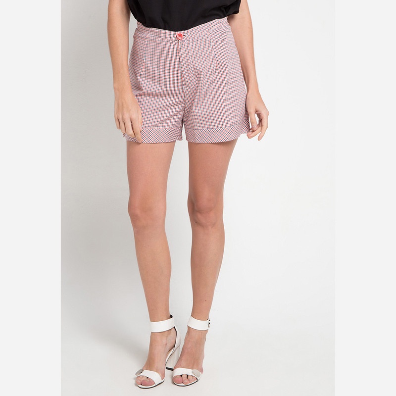 Gaff Pants Kotak Wanita