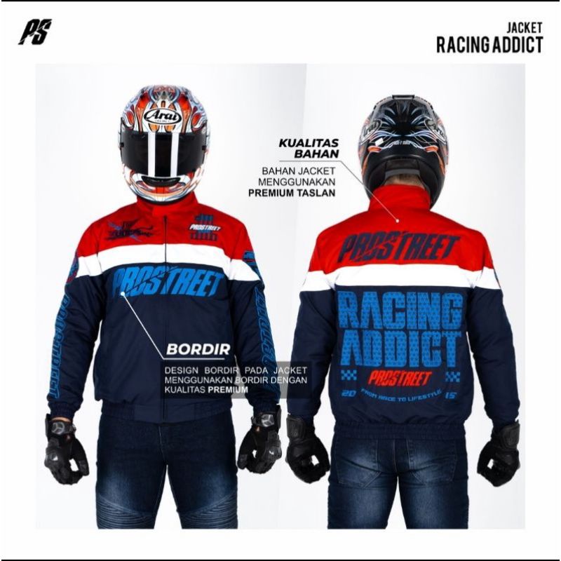 PROSTREET JAKET RACING ADDICT AMERICAN