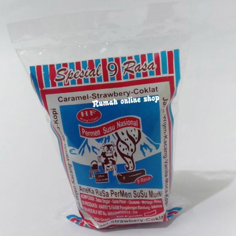 

permen susu / karamel /kpbs 200gr/pangalengan