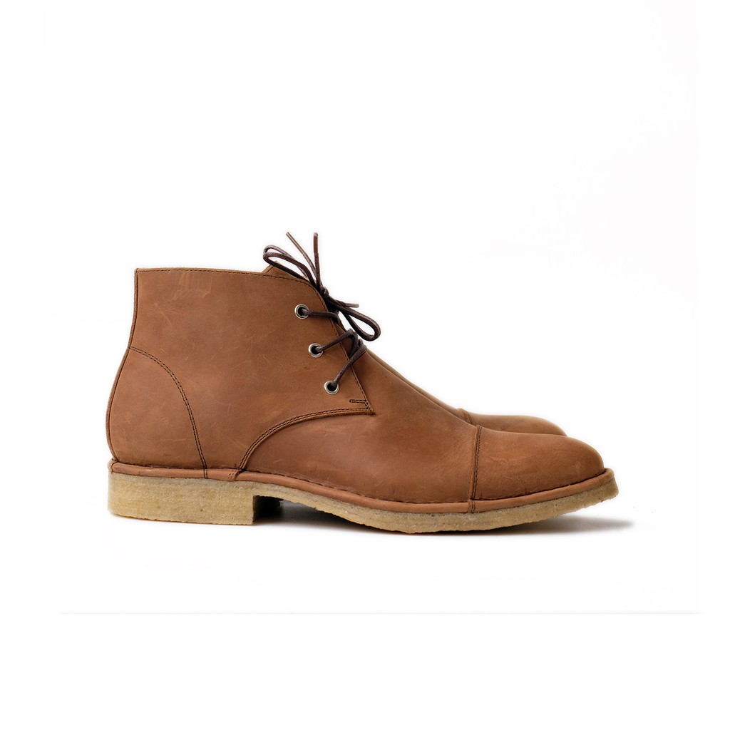 Koku Footwear Sepatu Boots Kulit - Jonas Tan