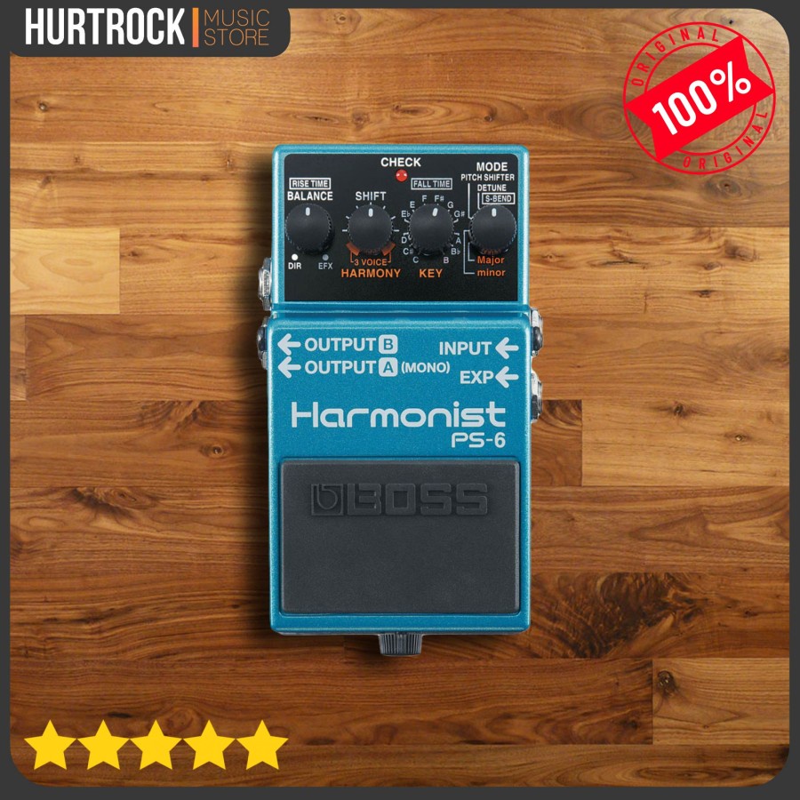 BOSS Stompbox PS-6 Harmonist Pedal Pitch Modulation