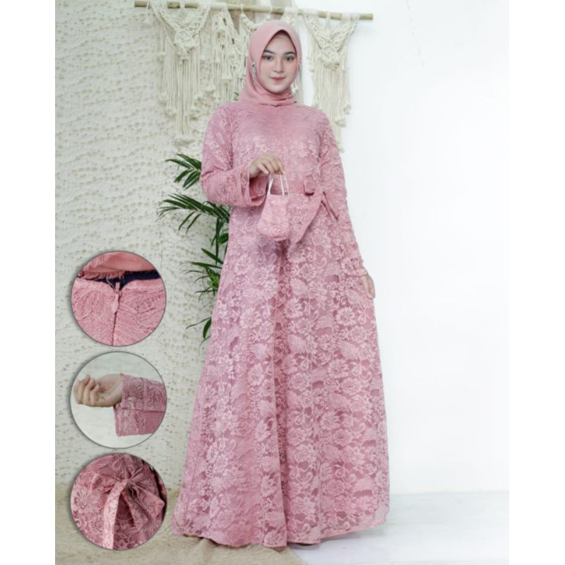 COD>gamis brukat pesta terbaru>gamis pesta brukat
