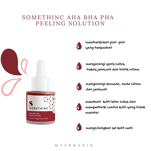 SOMETHINC AHA BHA PHA PEELING SOLUTION  100% Original