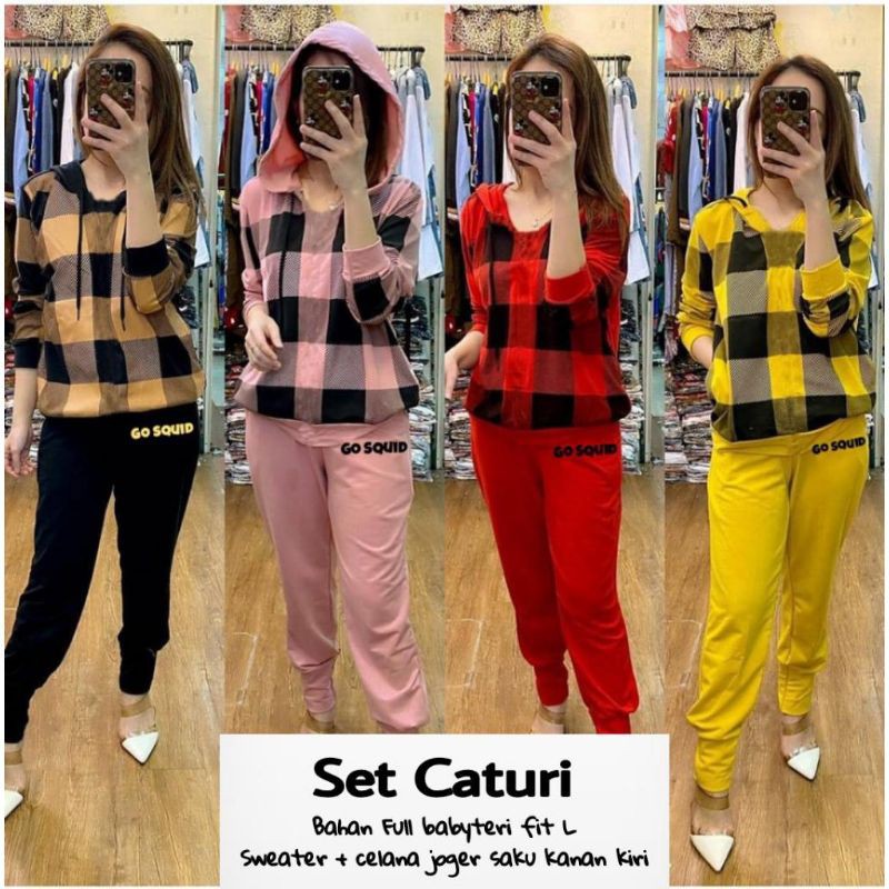 SETELAN CATURI BAJU + CELANA