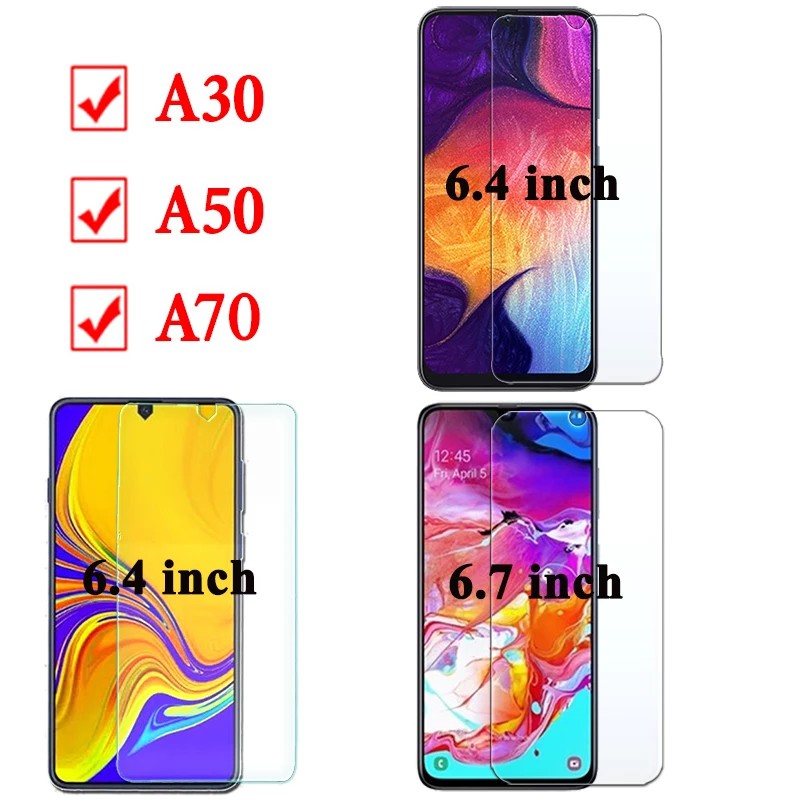 PROMO Tempered Glass SAMSUNG Galaxy A30, A30s, A50, A50s, A70 TG Layar Full Cover Anti Gores Kaca