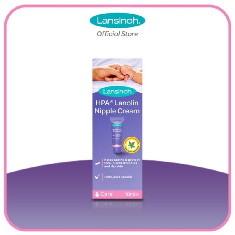 Lansinoh HPA Lanolin Nipple Cream For Sore Nipple &amp; Cracked Skin Ukuran 10ml &amp; 40ml