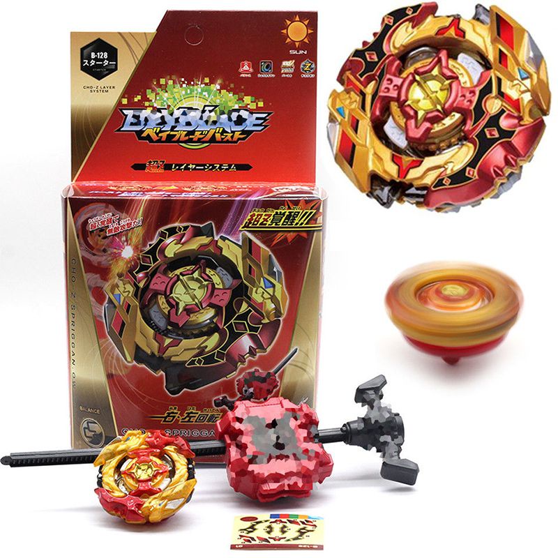 New Beyblade Fight Burst B-128 CHO-Z SPRIGGAN.OW.ZT Dengan Hadiah Anak Peluncur