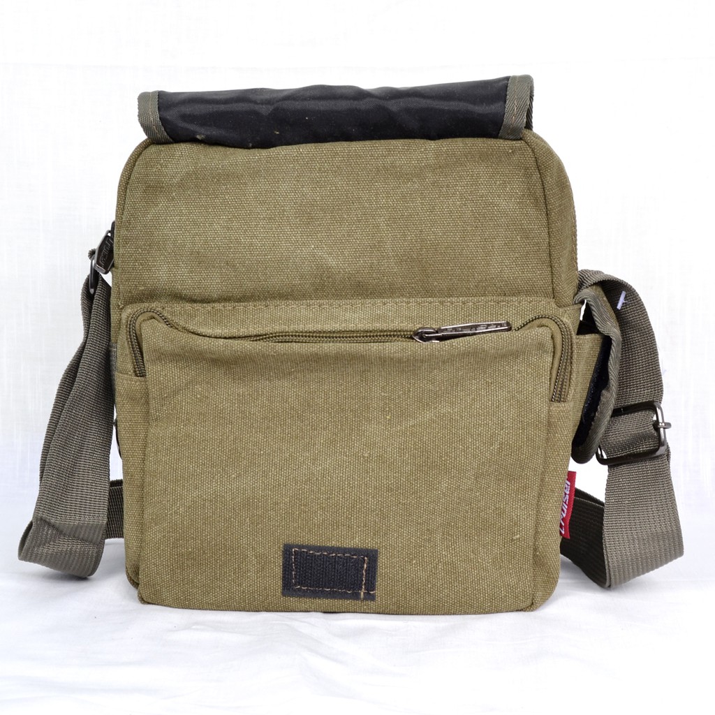 Tas Bahu Selempang Kanvas Pria Canvas Sling Bag Cruiser Pria 5 Res 7659-1