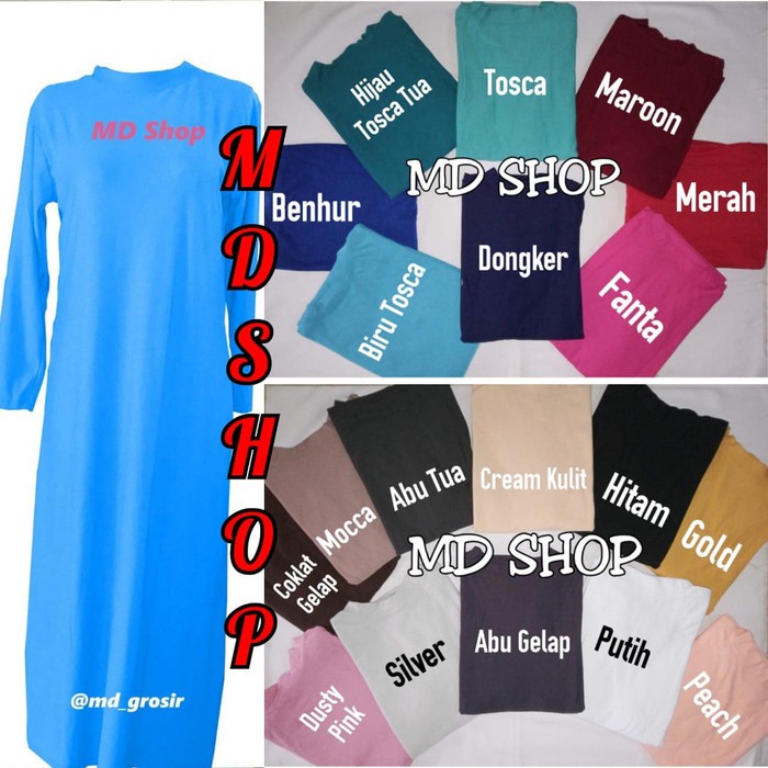 Manset gamis|manset baju|manset muslim panjang bahan kaos lembut adem