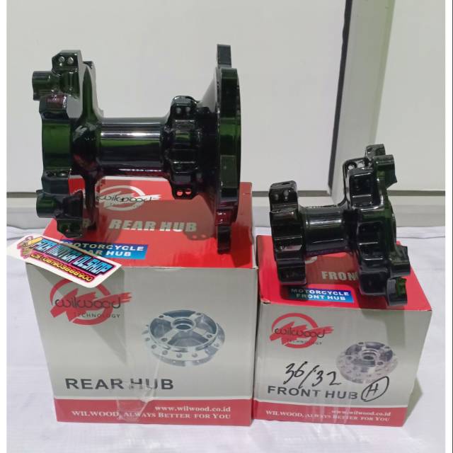 TROMOL CRF 150L HOLE 36 32 SET DEPAN BELAKANG WILWOOD