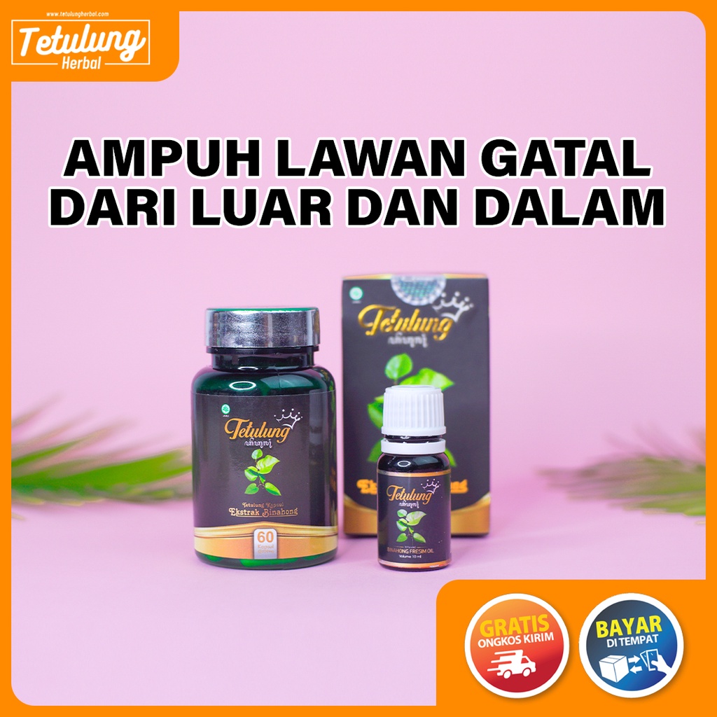 PAKET OBAT EKSIM MENAHUN AMPUH 1 BOTOL KAPSUL DAN 1 FRESIM OIL 10ml BINAHONG [SUDAH BPOM]