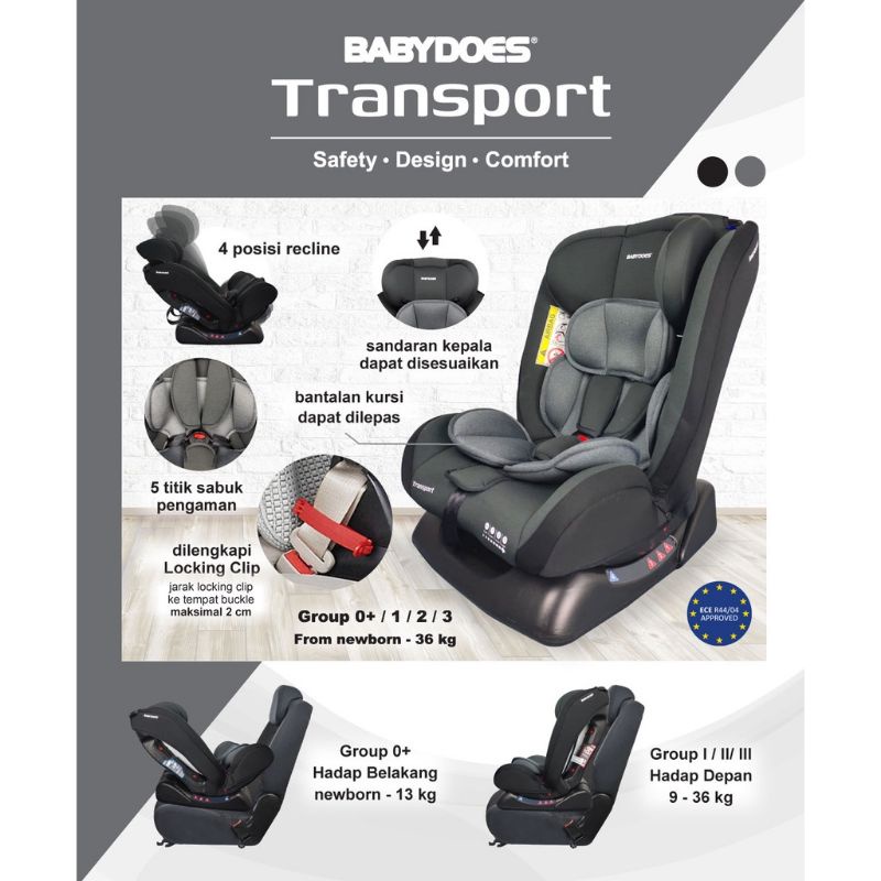 Car Seat Babydoes Transport CH 8705 Kursi Mobil Anak Bayi