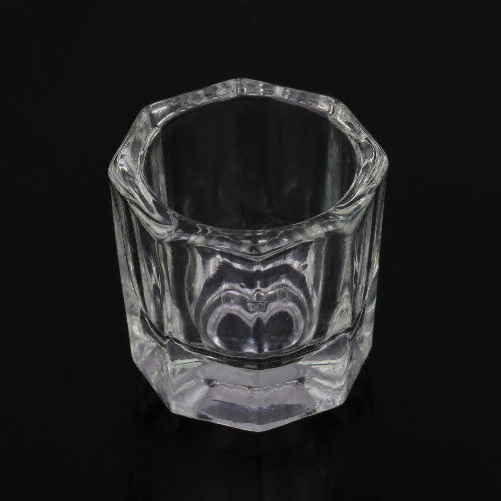 AUGUSTINA Gelas Kaca Kristal Agustina Mangkok Bubuk Akrilik Mini Bening Nail Art Tools