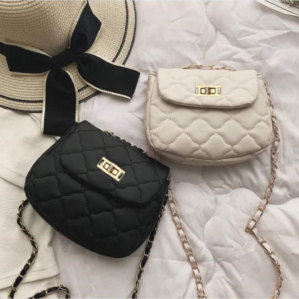 Azni Tas Selempang Wanita Glory Sling Bag Kunci/Clucth Batam Shopee