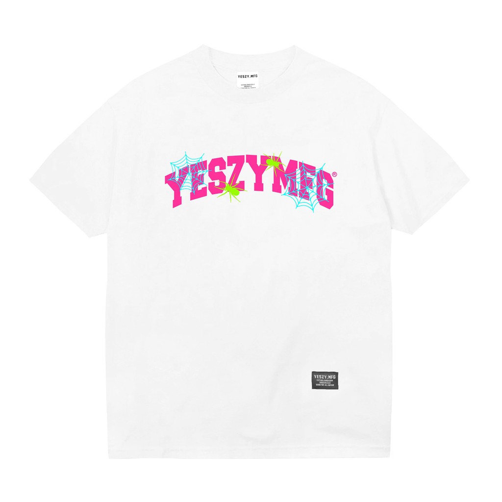 YESZY.MFG Tshirt White Cyber Spider